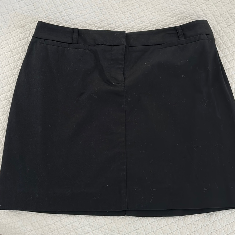 Black mini skirt size 6